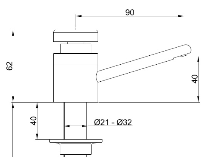 Qualitativ hochwertige Seifenspender